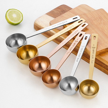 Chopsticks Комплект мерителни лъжици за печене, 30 ml и 15 ml, неръждаема стомана, дълга дръжка