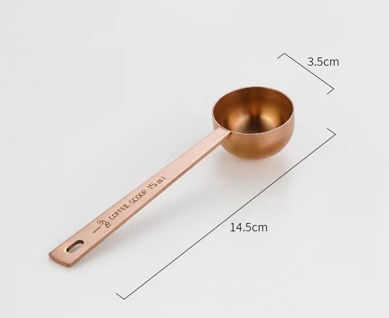 Chopsticks Комплект мерителни лъжици за печене, 30 ml и 15 ml, неръждаема стомана, дълга дръжка