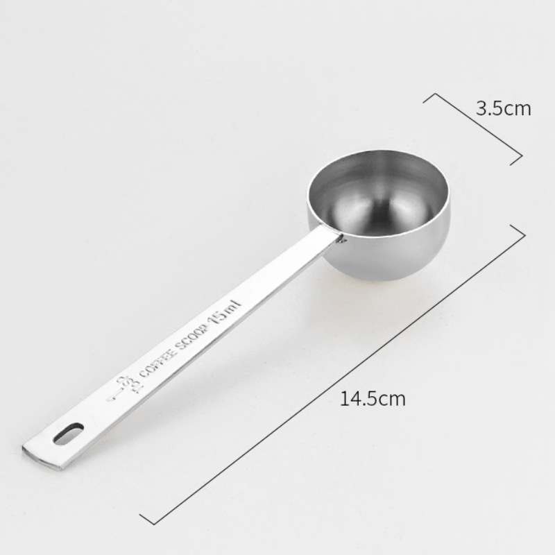 Chopsticks Комплект мерителни лъжици за печене, 30 ml и 15 ml, неръждаема стомана, дълга дръжка