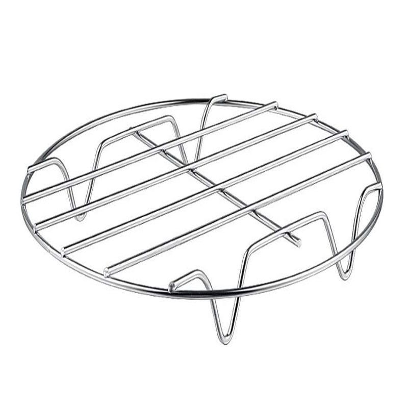 Gaisa frī frīti piederumi — tvaicēšanas režģis ēdienu un rīsu gatavošanai, daudzfunkcionāls, mūsdienīgs stils