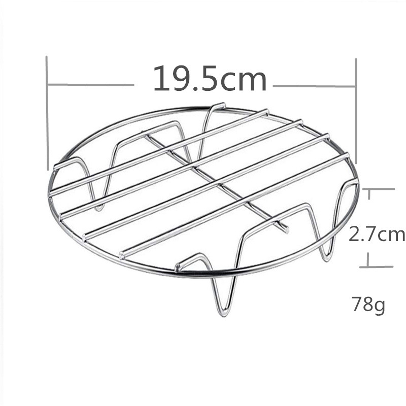 Gaisa frī frīti piederumi — tvaicēšanas režģis ēdienu un rīsu gatavošanai, daudzfunkcionāls, mūsdienīgs stils