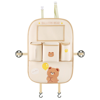 Висяща чанта за задната облегалка на седалката, водоустойчива, капацитет 2500 ml, универсална, печат на лого