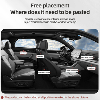 Δερμάτινη τσάντα αποθήκευσης πόρτας αυτοκινήτου - καθολική εφαρμογή, αδιάβροχη και ανθεκτική στην πίεση