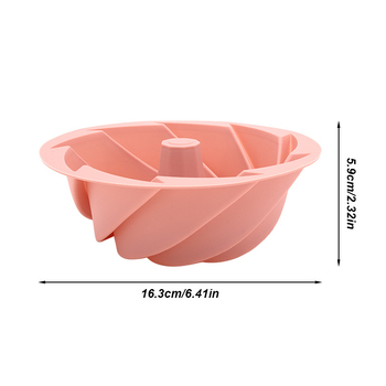 Σιλικονούχος φόρμα για κέικ με στροβιλώδες σχήμα για ζαχαροπλαστική DIY