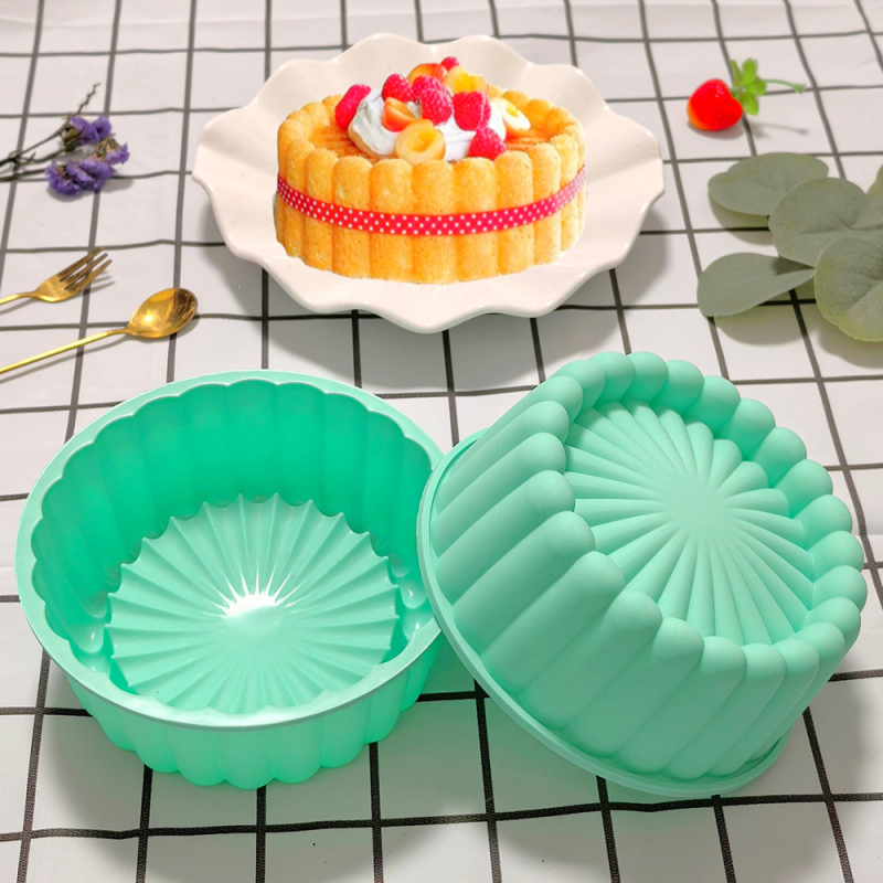 Formă din silicon pentru prăjituri cu motiv floare de soare pliabil, design 3D, model 806