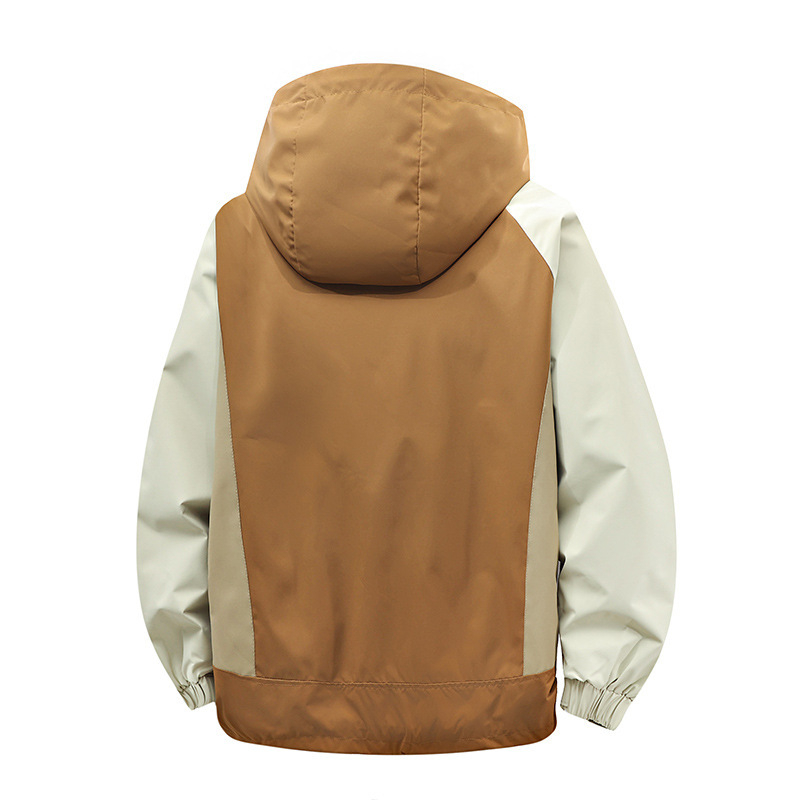 Jaka ar kapuci, brīva piegriezuma, ūdensnecaurlaidīga un vēja izturīga, poliesteres audums