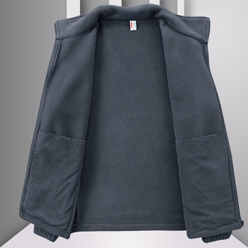 Ανδρικό cardigan φλίς τζάκετ, ύφασμα πολαρ φλίς, επένδυση πολυεστέρας, κατάλληλο για χειμώνα, άνοιξη και φθινόπωρο, χωρίς κουκούλα (Στυλ: Cardigan; Υλικό: Polar fleece; Επένδυση: Πολυεστέρας; Εποχές: Χειμώνας, Άνοιξη, Φθινόπωρο; Κουκούλα: Όχι)