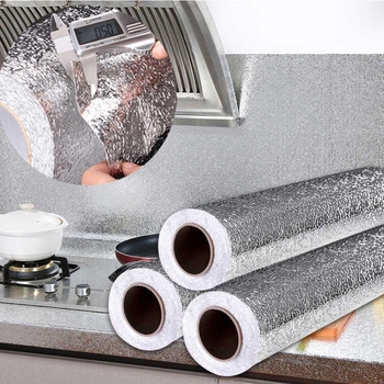 Αυτοκόλλητο τοίχου κουζίνας, ανθεκτικό σε λίπος και υγρασία, αντιμολυσματικό