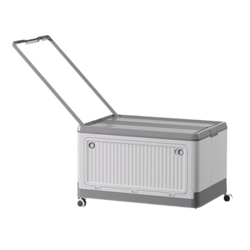 Παιδικό κουτί αποθήκευσης παιχνιδιών με αναδιπλούμενο χερούλι και τροχαλία, 18L, PP πλαστικό, μοντέλο 7238/7239