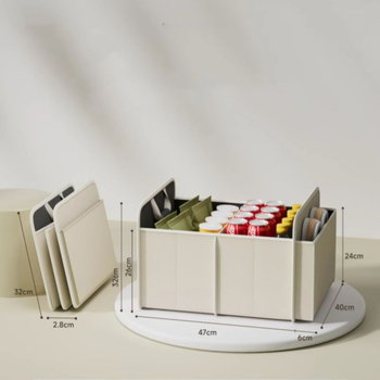 Πτυσσόμενο κουτί αποθήκευσης πορτ-μπαγκάζ αυτοκινήτου, 65L, υφασμάτινο, αδιάβροχο, με χερούλι, κατάλληλο για όλα τα οχήματα