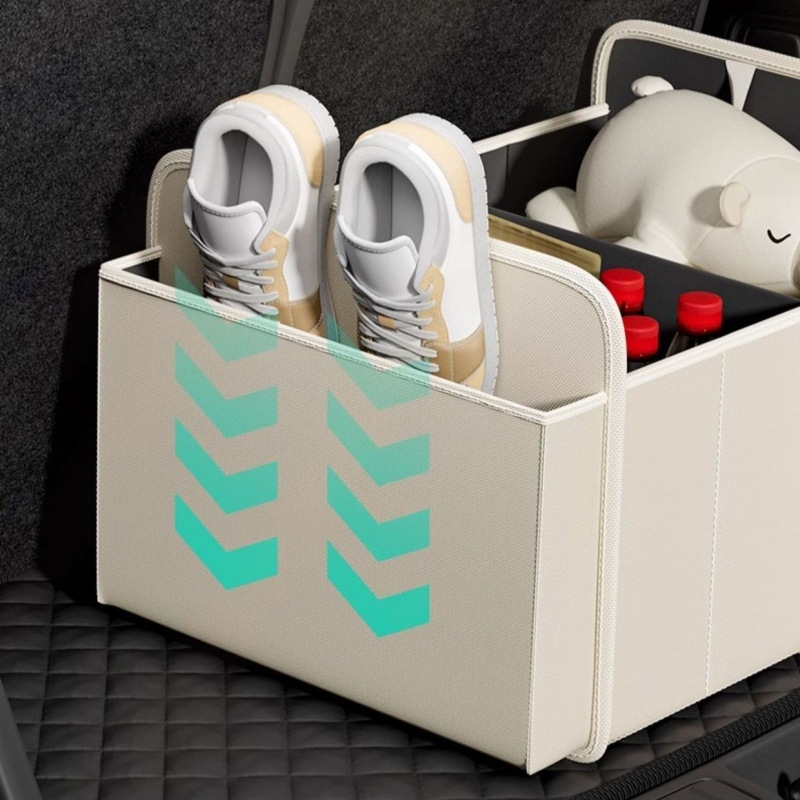 Сгъваема багажна кутия за автомобил, 65L обем, платнена, водоустойчива, с дръжка, универсална