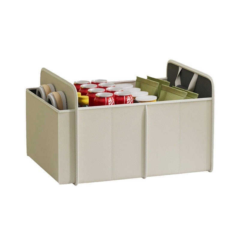 Сгъваема багажна кутия за автомобил, 65L обем, платнена, водоустойчива, с дръжка, универсална