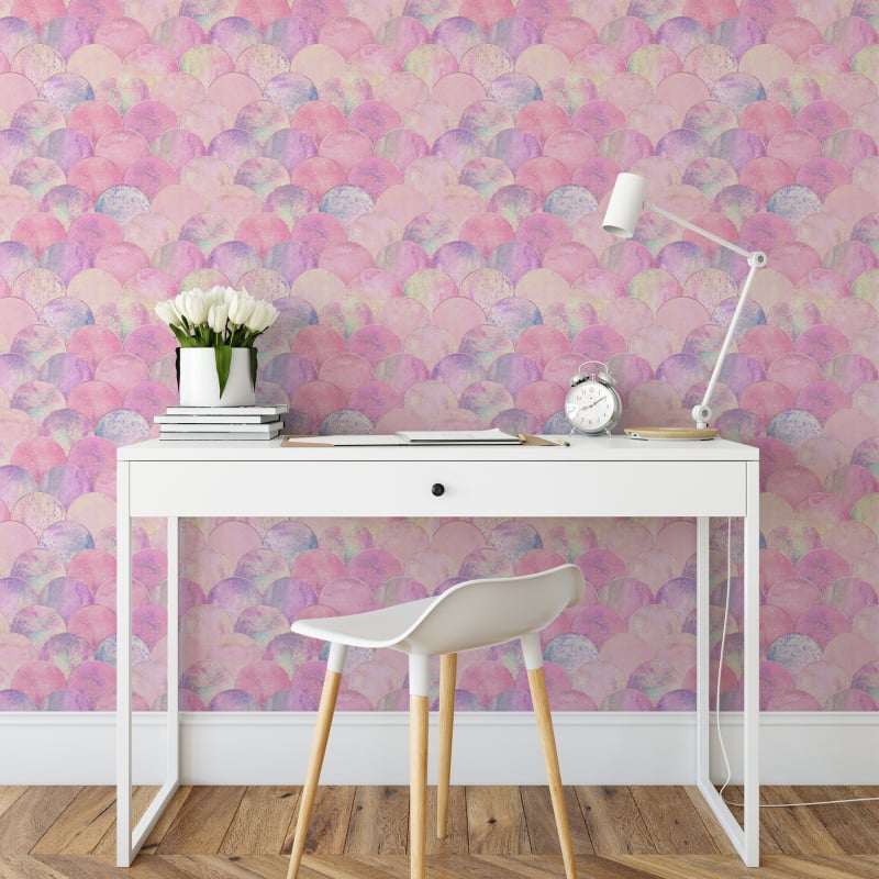 Lipnios PVC tapetai vaikų kambariui su matinės tekstūros paviršiumi — Hongli ženklas, modernus ir paprastas stilius