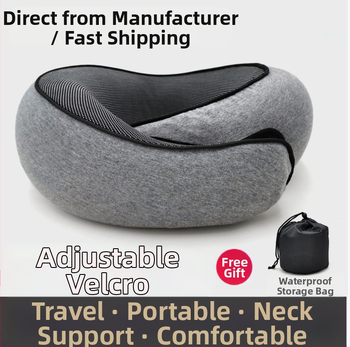 Memorinių putų U formos kelioninis pagalvė, kaklo palaikymui, suaugusiems