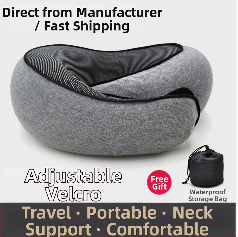 Memorinių putų U formos kelioninis pagalvė, kaklo palaikymui, suaugusiems