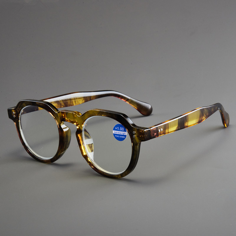 Skaitymo akiniai su TAC lęšiais, apsauga nuo mėlynosios šviesos ir radiacijos, pilnas PC rėmas