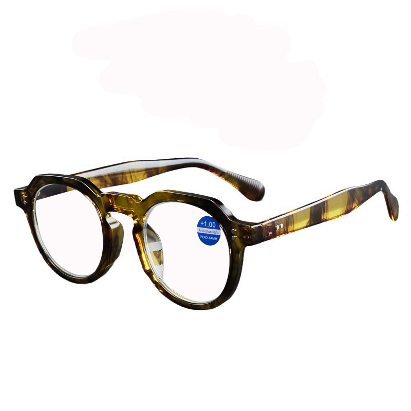 Skaitymo akiniai su TAC lęšiais, apsauga nuo mėlynosios šviesos ir radiacijos, pilnas PC rėmas