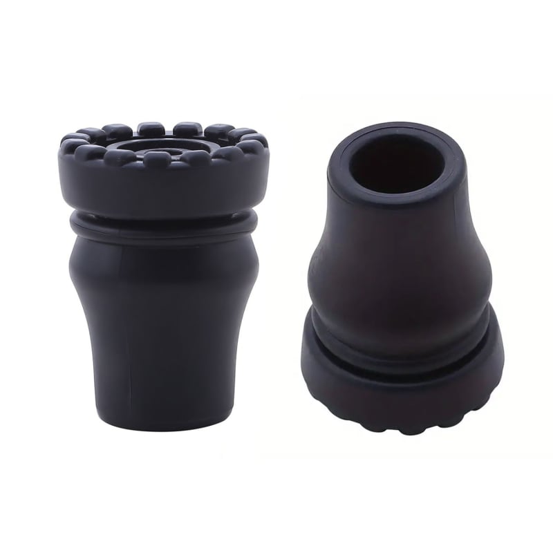 2 bucăți capace din cauciuc antiderapante pentru bețe de drumeție, vârf rotund