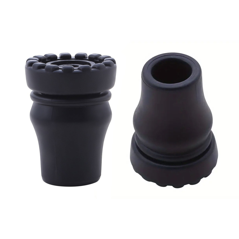 2 bucăți capace din cauciuc antiderapante pentru bețe de drumeție, vârf rotund