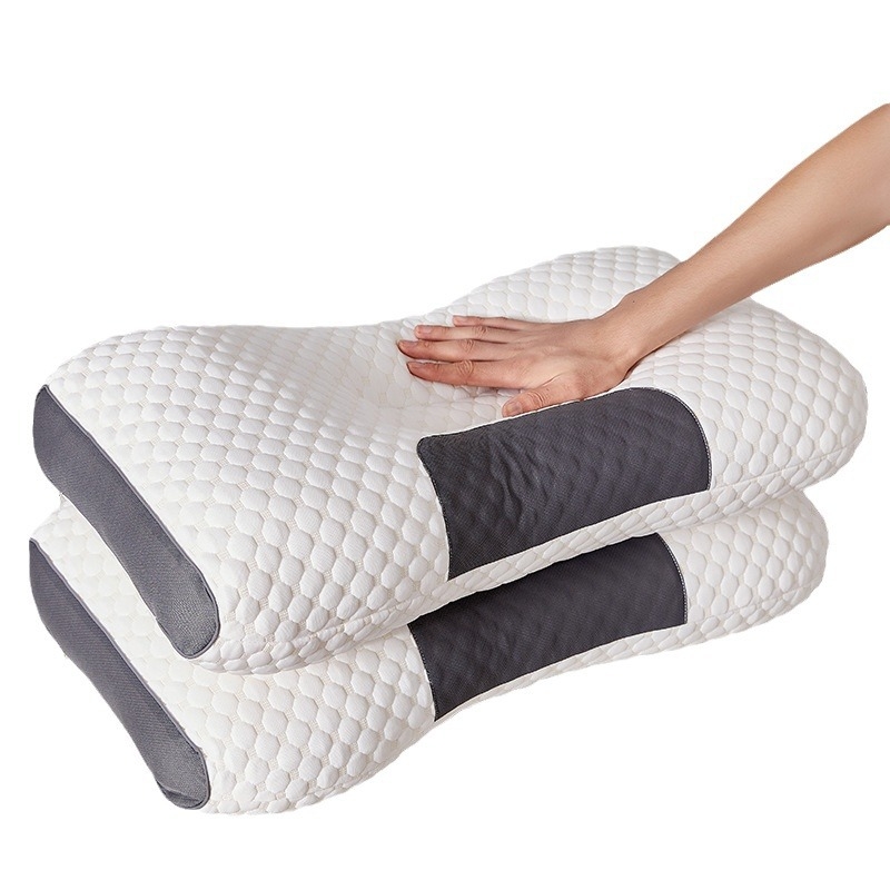 Spa masažo kaklo pagalvė, anti-deformacijai, kvėpuojanti antibakterinė uždanga, kvadratinė forma, plunksnų velūro užpildas