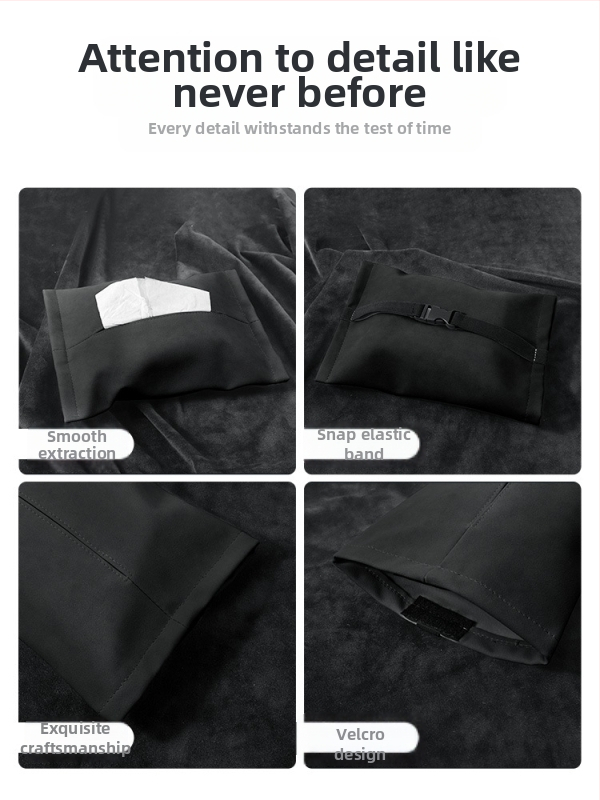 Tesla Model Y3 плюшен държач за кърпички за автомобил – скрит висящ монтаж