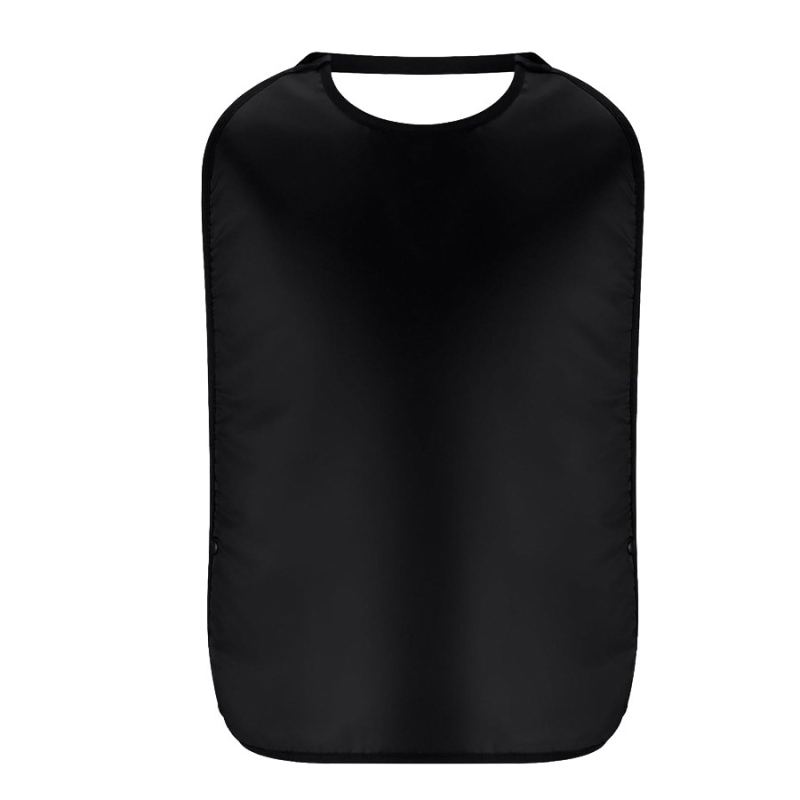 Водоустойчив биб за врата за възрастни – унисекс, с еластична лента за врата, полиестерна материя, еднотонен цвят, за събиране на хранителни отпадъци