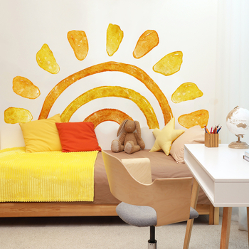 Αυτοκόλλητα τοίχου — μοτίβα με χαριτωμένα ζώα, 3 τεμάχια, υλικό PVC, μάρκα Drag, μοντέρνος μινιμαλιστικός επίπεδης σχεδίασης