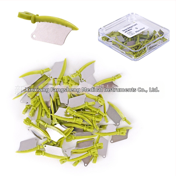 Fogászati wedge a fogak közötti réshoz, klines alakú darab, magas hőállóságú, 50 db/csomag