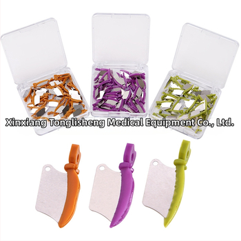 Fogászati wedge a fogak közötti réshoz, klines alakú darab, magas hőállóságú, 50 db/csomag