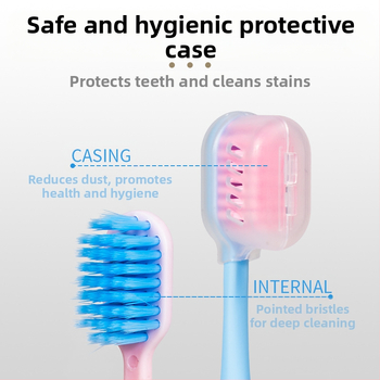 Rankinis dantų šepetėlis su minkštais šereliais, 12 vnt./barrel, 80 barelių dėžutėje, universalus naudojimas