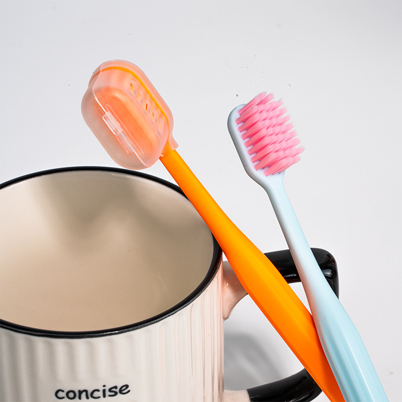 Rankinis dantų šepetėlis su minkštais šereliais, 12 vnt./barrel, 80 barelių dėžutėje, universalus naudojimas