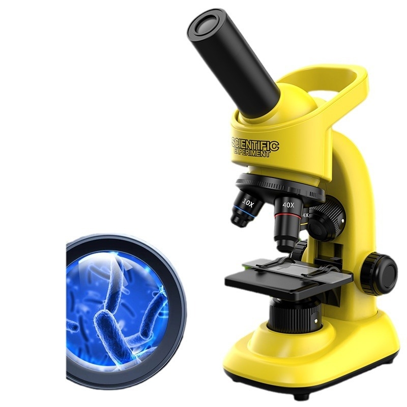 Bērnu mikroskops – ABS plastmasa, izglītojoša rotaļa 7-14 gadu vecumam, 3C sertifikāts, zīmols Micro Vision