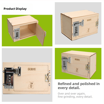 DIY Mehāniskais paroles seifs komplekts – Fizikas STEM izglītības rotaļlieta 7–14 gadu vecumam, elektriska un daudzfunkcionāla