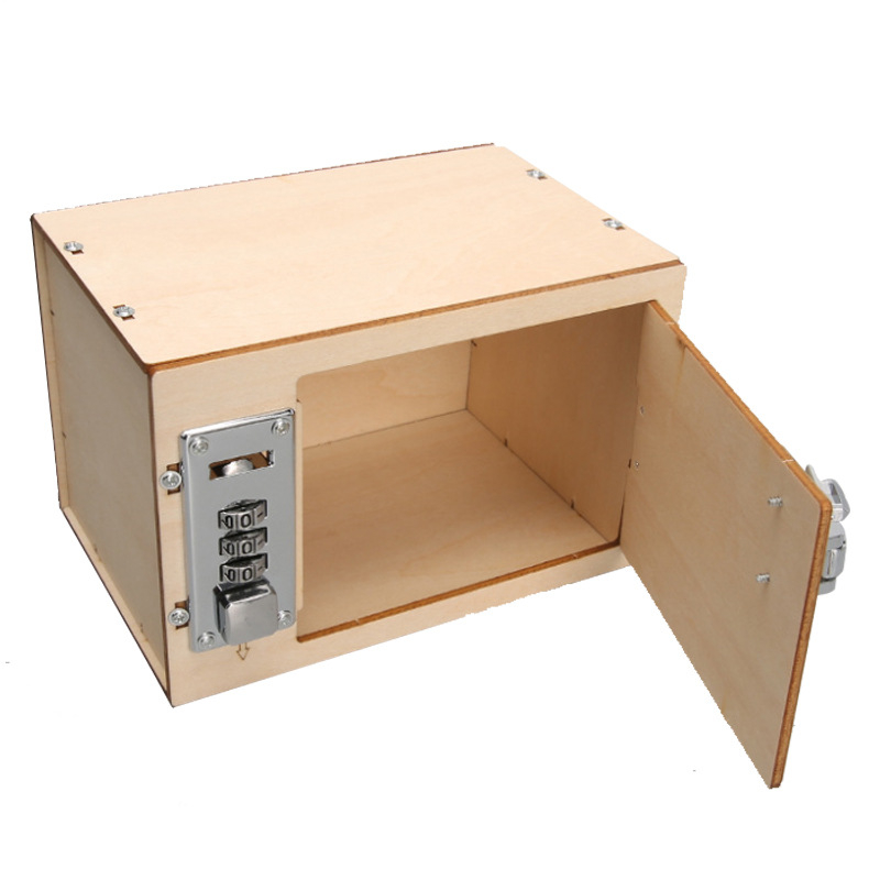 DIY Mehāniskais paroles seifs komplekts – Fizikas STEM izglītības rotaļlieta 7–14 gadu vecumam, elektriska un daudzfunkcionāla