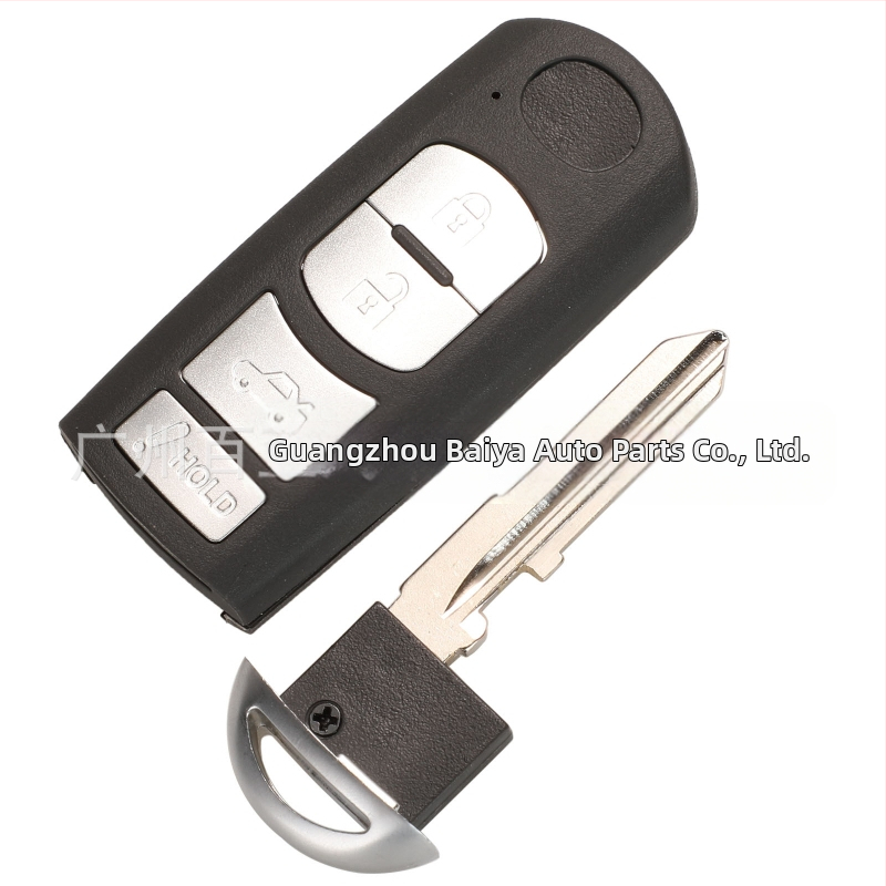 Mazda корпус за ключ за дистанционно със 2/3/4 бутона, медно-пластмасова конструкция, пластмасов корпус, тегло 36 g, съвместим с Mazda