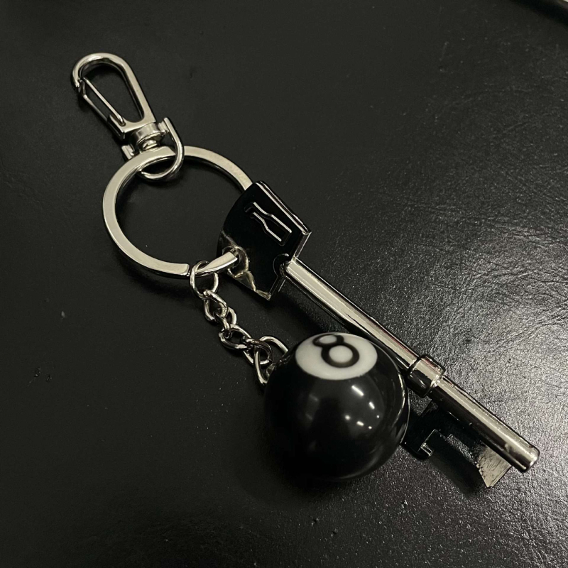 Breloc pentru chei cu zar din aliaj, stil Ins, ornament pentru geantă, origine Shantou, primăvara 2025