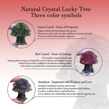 Kristalų stalinis dekoras su geometrine medžio forma, šiuolaikinis minimalistinis stilius, medžiaga: kristalas, PP maišas