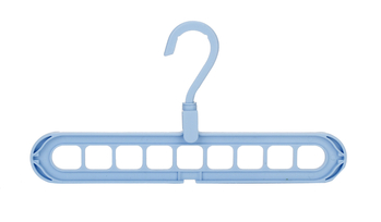 Въртящ се закачалник с девет дупки за общежитие — многофункционален органайзер за дрехи, PP материал, с възможност за персонализация, пуснат през 2020 г., подходящ за дрехи, панталони и вратовръзки