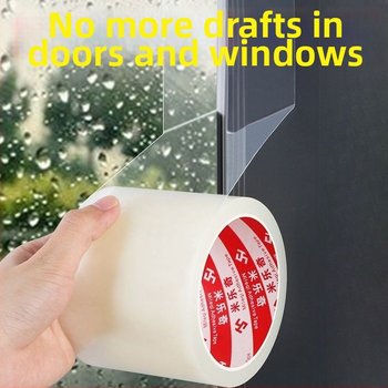 Νάνο ταινία σφράγισης για πόρτες και παράθυρα – σφράγιση κενών, αδιάβροχη, ανθεκτική στον άνεμο, θερμική μόνωση, υλικό: πολυπροπυλένιο (BOPP)