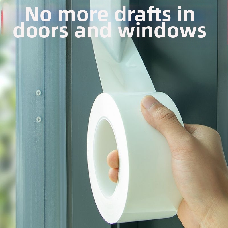 Νάνο ταινία σφράγισης για πόρτες και παράθυρα – σφράγιση κενών, αδιάβροχη, ανθεκτική στον άνεμο, θερμική μόνωση, υλικό: πολυπροπυλένιο (BOPP)