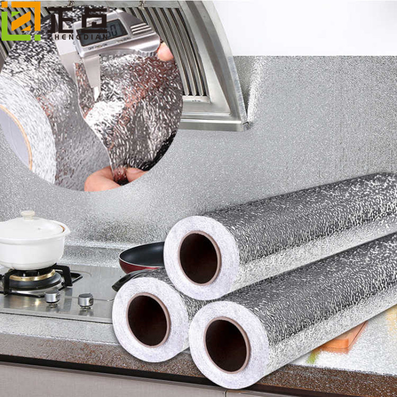 PVC virtuvės sieninis lipdukas su klijais - drėgmei atsparus, aliejui atsparus, vandeniui atsparus, aukštos temperatūros atsparumas, 3 sluoksnių konstrukcija, šiuolaikiškas raštas