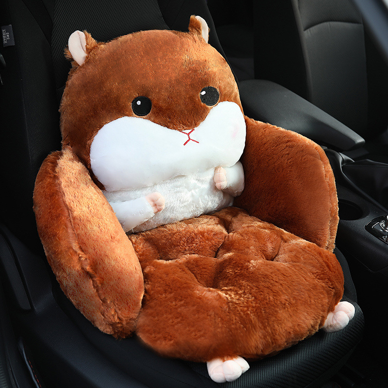 Μαξιλάρι καθίσματος αυτοκινήτου για τον χειμώνα, πλήρωση goose down, επιφάνεια από βαμβάκι