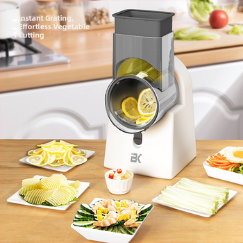 Daugiafunkcinis daržovių pjaustytuvas, ABS korpusas, pritaikomas apdorojimas, spausdintas logotipas, licencijuota privat ženklo etiketė