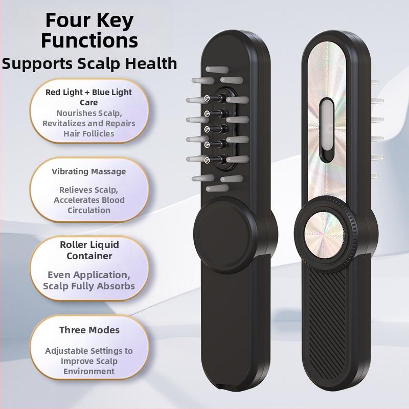 Апликатор за скалп K1 - електрически масаж, ролкова глава, за всички сезони, общо предназначение