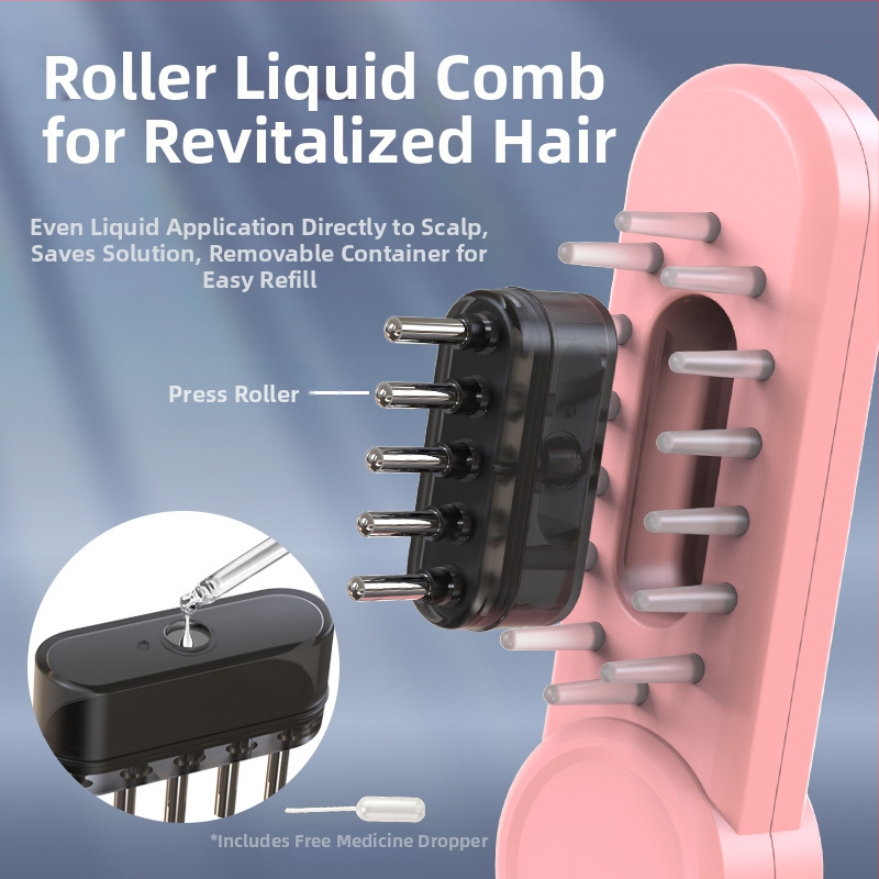 Апликатор за скалп K1 - електрически масаж, ролкова глава, за всички сезони, общо предназначение