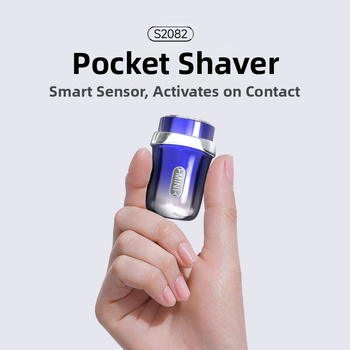 Ηλεκτρική ξυριστική μηχανή με περιστρεφόμενη κεφαλή (1 λεπίδα), ενσωματωμένη μπαταρία 300–500 mAh, αυτονομία άνω των 60 λεπτών, επαναφορτιζόμενη, αδιάβροχη