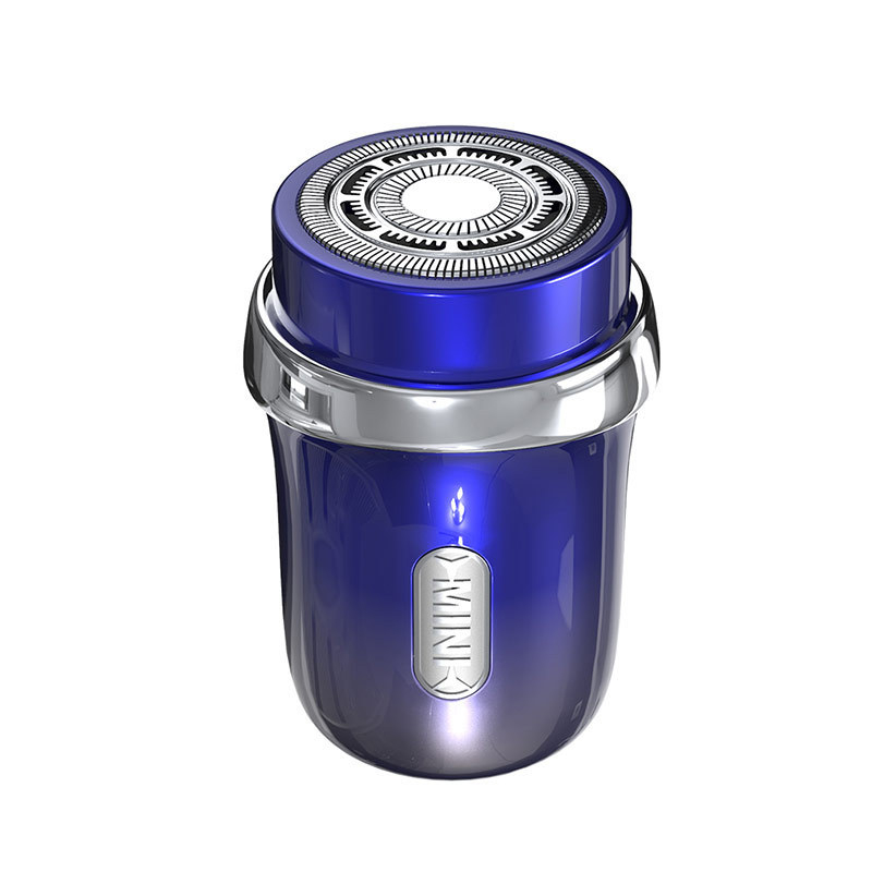 Ηλεκτρική ξυριστική μηχανή με περιστρεφόμενη κεφαλή (1 λεπίδα), ενσωματωμένη μπαταρία 300–500 mAh, αυτονομία άνω των 60 λεπτών, επαναφορτιζόμενη, αδιάβροχη