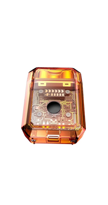 Ηλεκτρική ξυριστική μηχανή με μίνι διαφανή διπλή κεφαλή και μαγνητικό σχεδιασμό — χωρίς ψήκτρες κινητήρας, ενσωματωμένη μπαταρία 300–500 mAh, αυτονομία 60 λεπτών, κεφαλή περιστροφής με δύο λεπίδες, πλήρες πλύσιμο σώματος