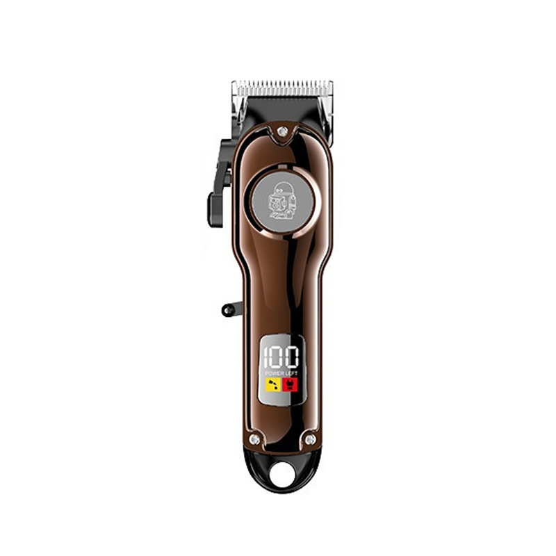 Kemei KM-234 įkraunamas plaukų kirpimo prietaisas, bešepetinis variklis, nerūdijanio plieno peiliai, atsparus vandeniui, žemas triukšmas