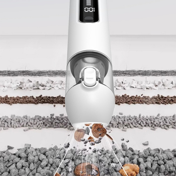 Bevielė rankinė dulkių siurblys automobiliui, montuojamas transporto priemonėje, su brushless motoru, galingas siurbimas, drėgnam ir sausam naudojimui, 2-in-1 šepetėlis valymui ir siurbimui